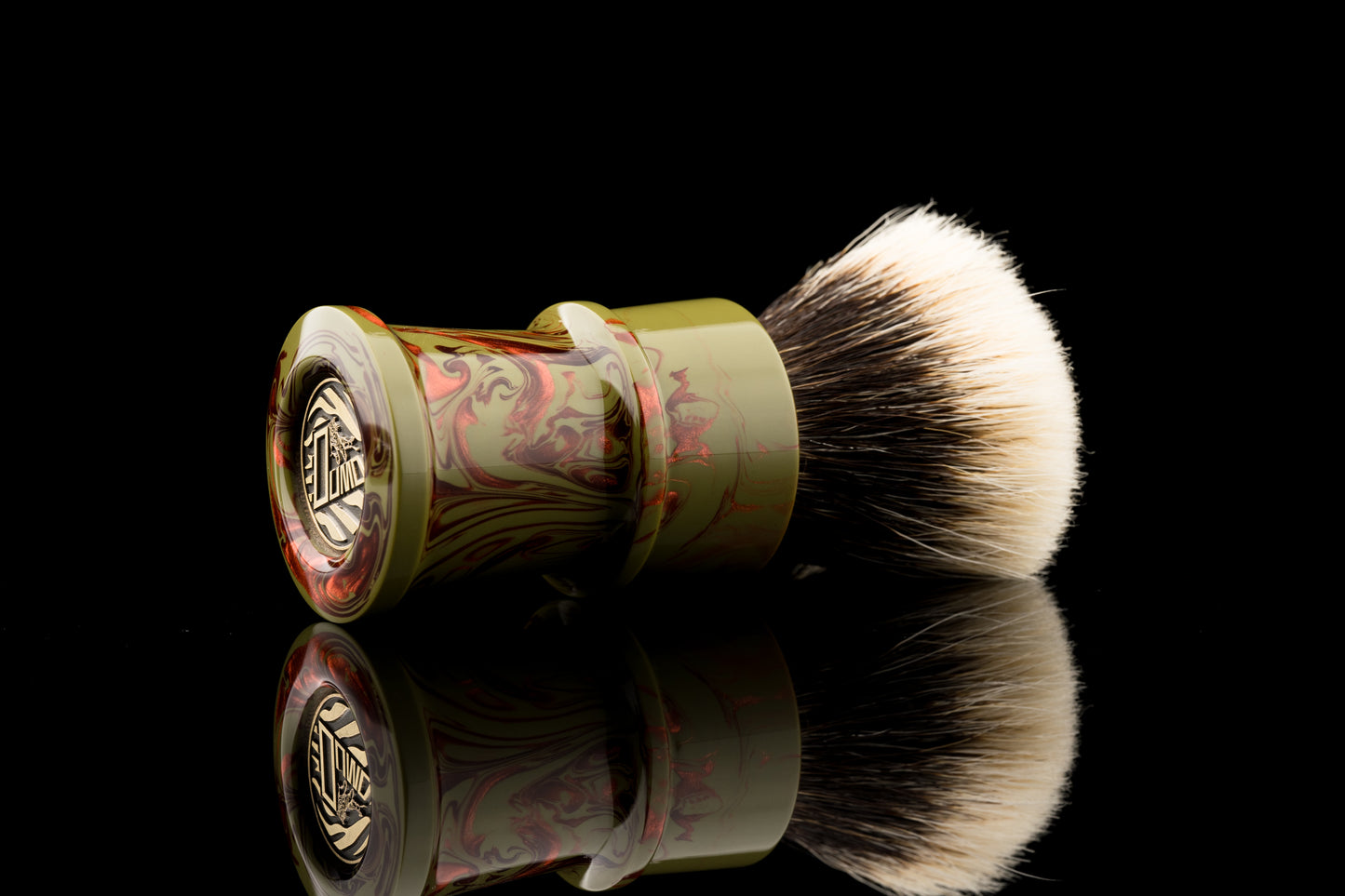 Fortress - Lava shaving brush handle