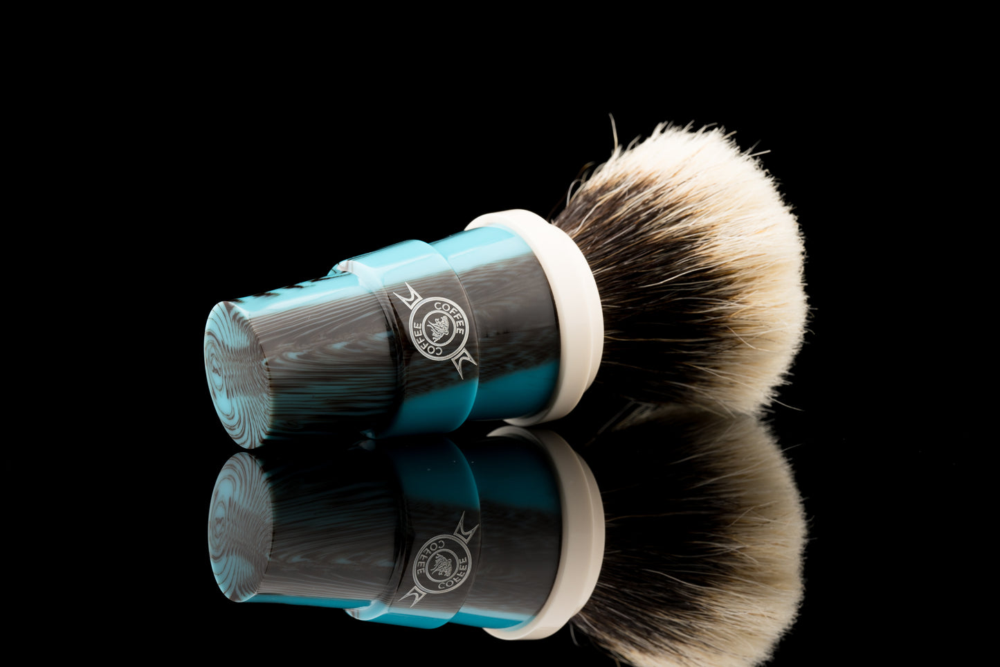 The Tenth Coffee of OUMO - ‘Blue American’ Limited Edition shaving brush handle