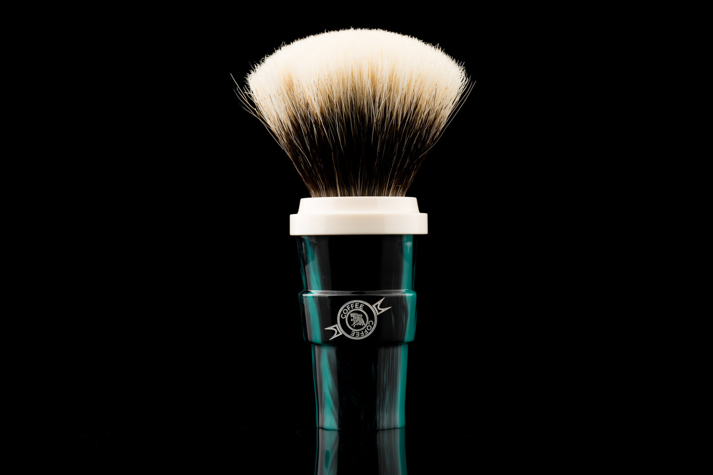 The Eighth Coffee of OUMO - ‘Pampas Blue Latte’ Limited Edition shaving brush handle