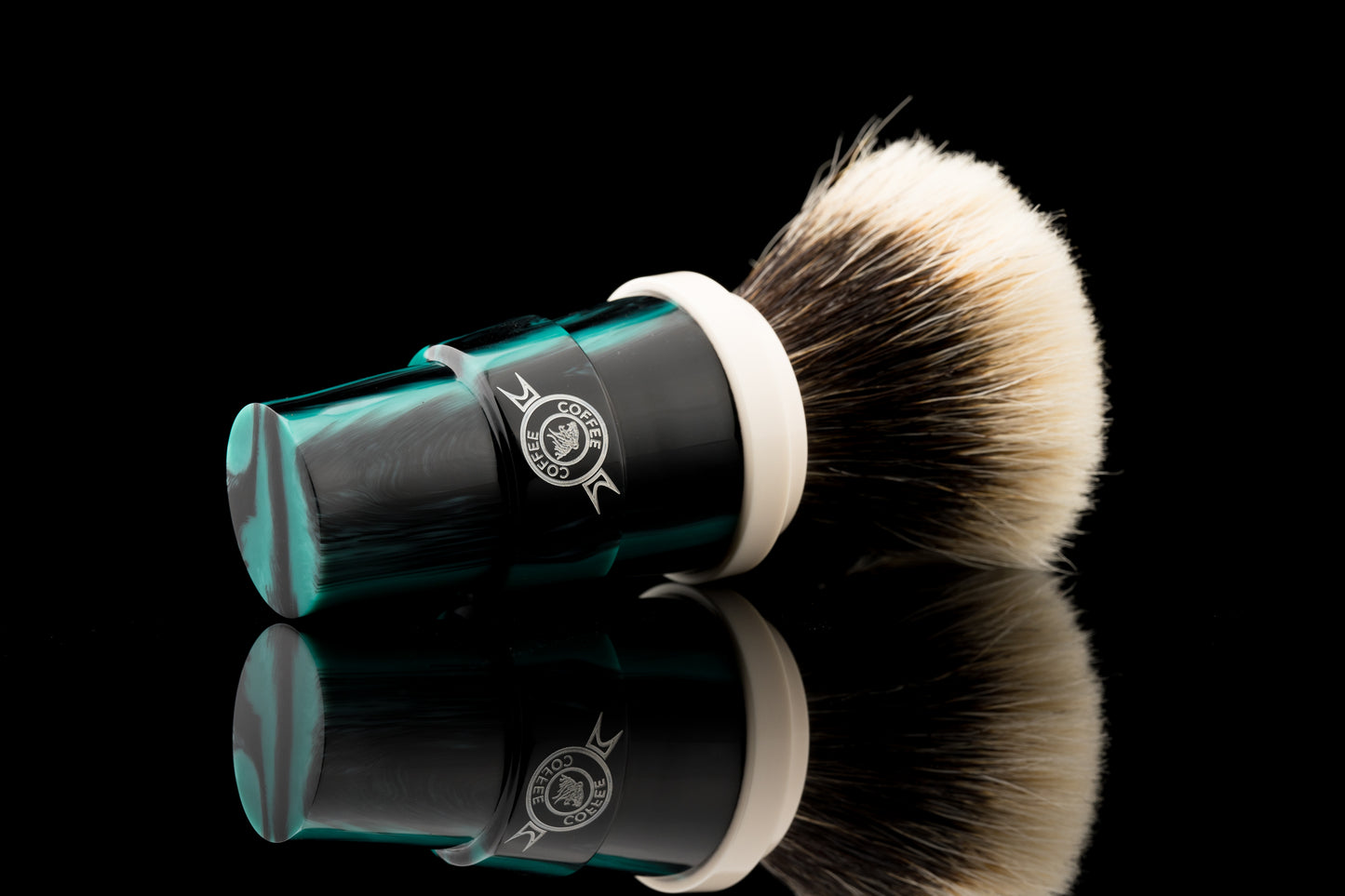 The Eighth Coffee of OUMO - ‘Pampas Blue Latte’ Limited Edition shaving brush handle