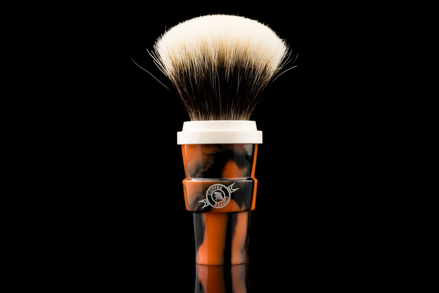 The Sixth Coffee of OUMO - ‘Orange C American’ Limited Edition shaving brush handle