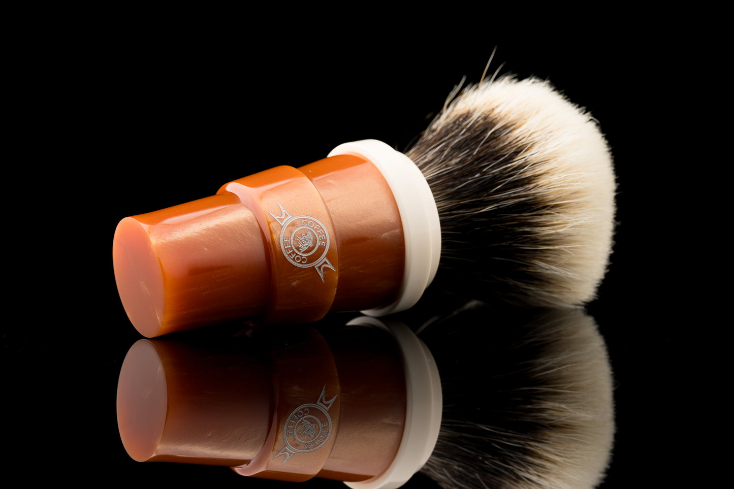 The Fifth Coffee of OUMO - ‘Orange Mocha’ Limited Edition shaving brush handle