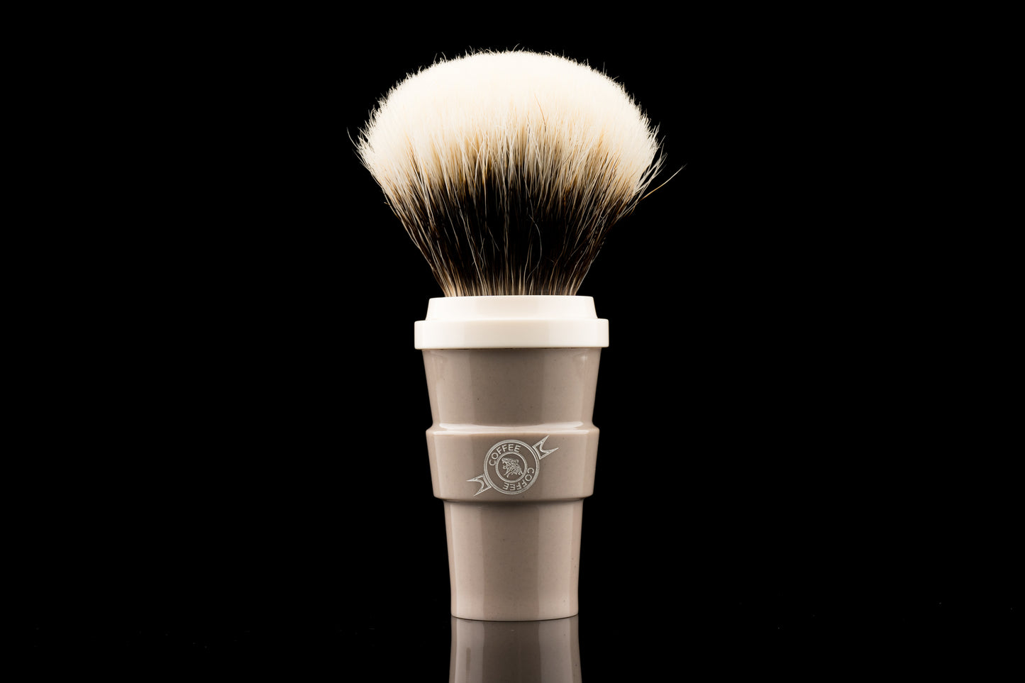 The First Coffee of OUMO - ‘Cement Latte’ Limited Edition shaving brush handle