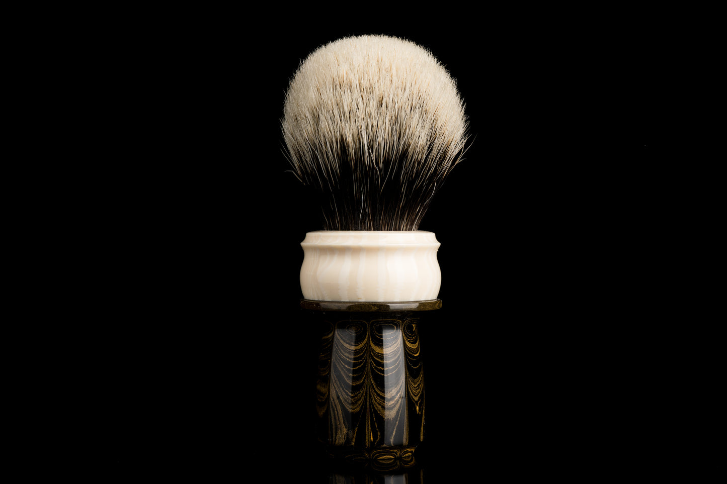 Tulip - Ebonite Hybird -‘Rider‘ shaving brush handle