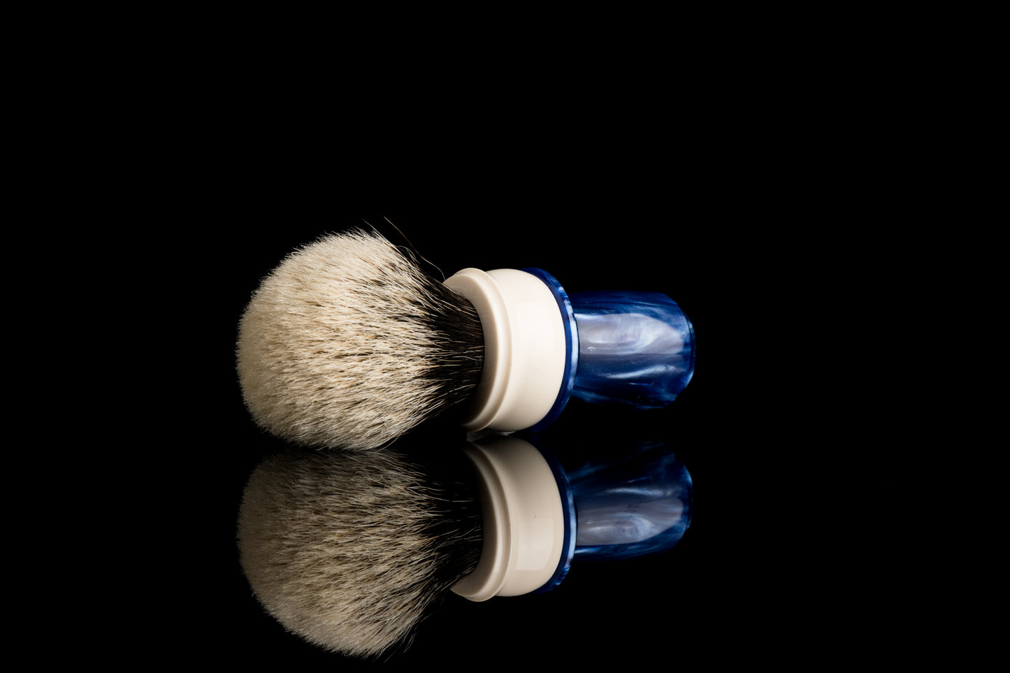 Tulip - Resin Hybird -‘Blue Miracle‘ shaving brush handle