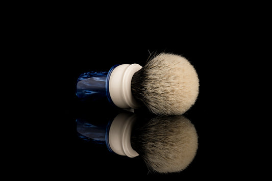 Tulip - Resin Hybird -‘Blue Miracle‘ shaving brush handle