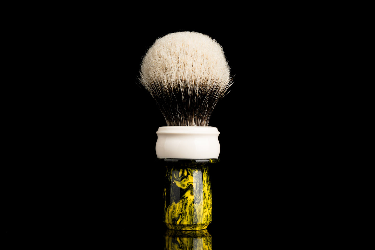 Tulip - Resin Hybird -‘Green algae‘ shaving brush handle