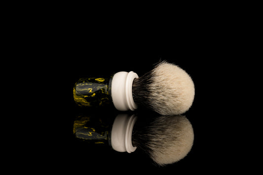 Tulip - Resin Hybird -‘Green algae‘ shaving brush handle