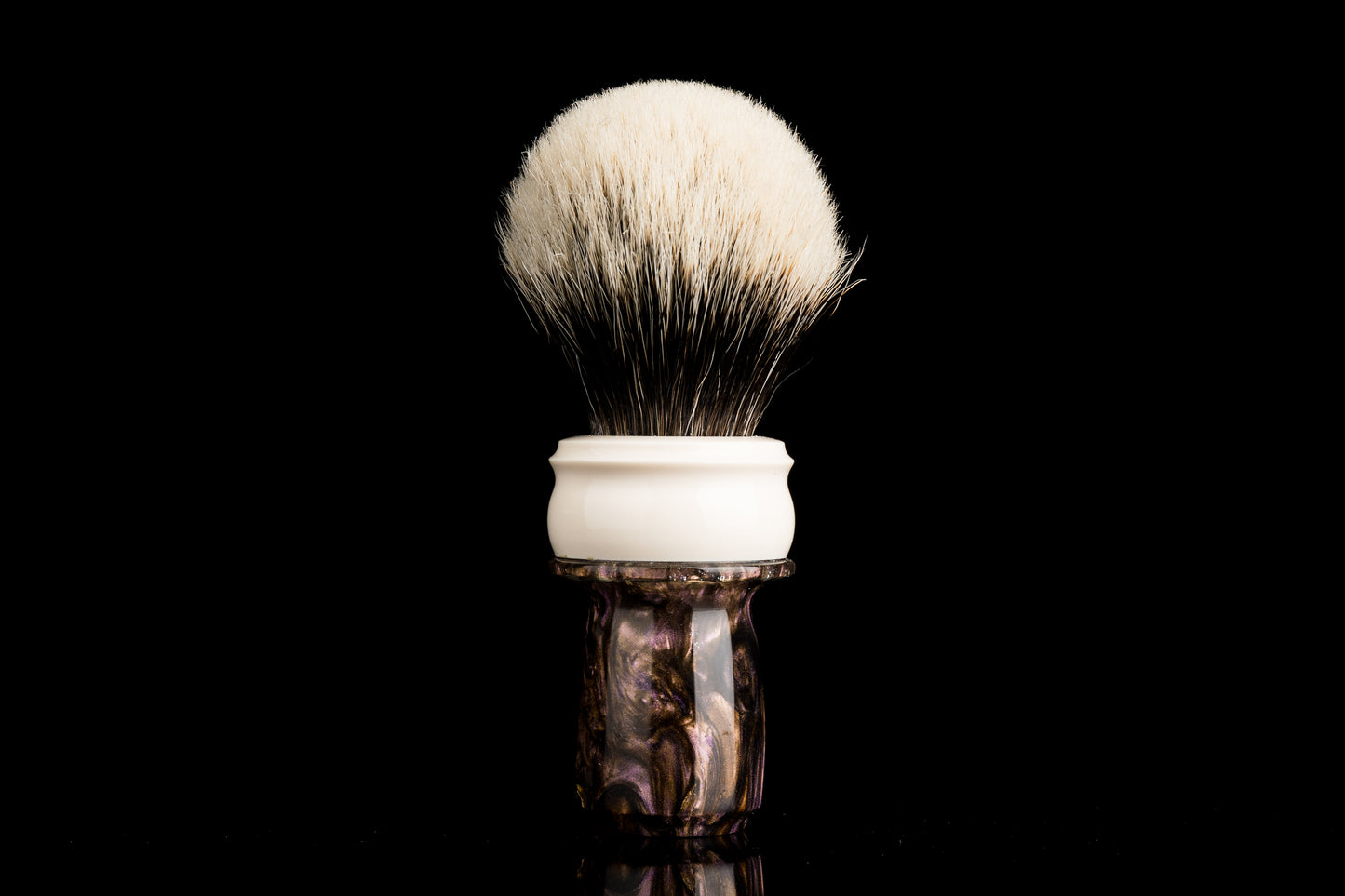 Tulip - Resin Hybird - ‘Eye of the Storm‘ shaving brush handle