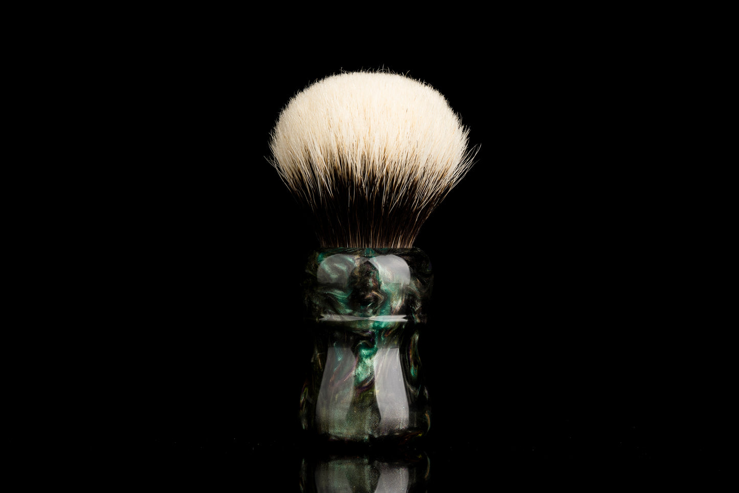 Compass - ‘Peacock’ shaving brush handle