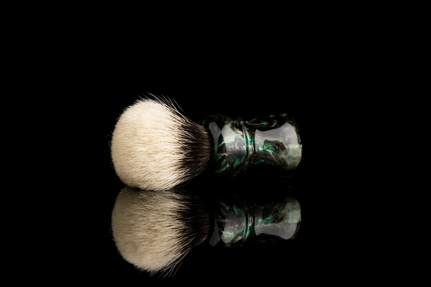 Compass - ‘Peacock’ shaving brush handle