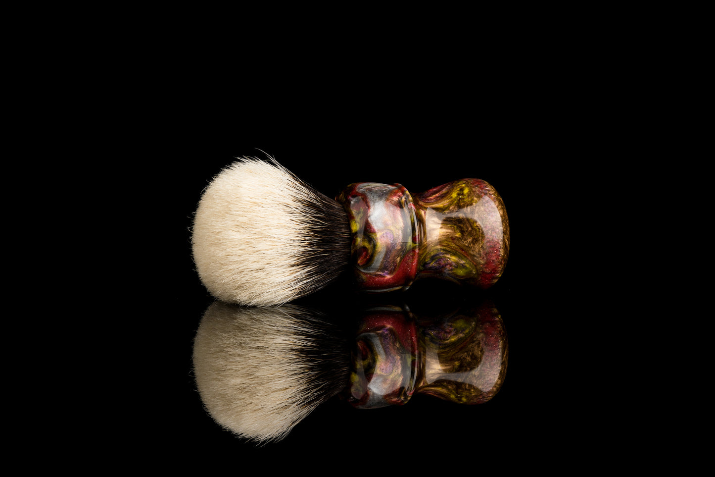Compass - ‘Jupiter's surface’ shaving brush handle