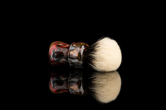 Compass - ‘Jupiter's surface’ shaving brush handle