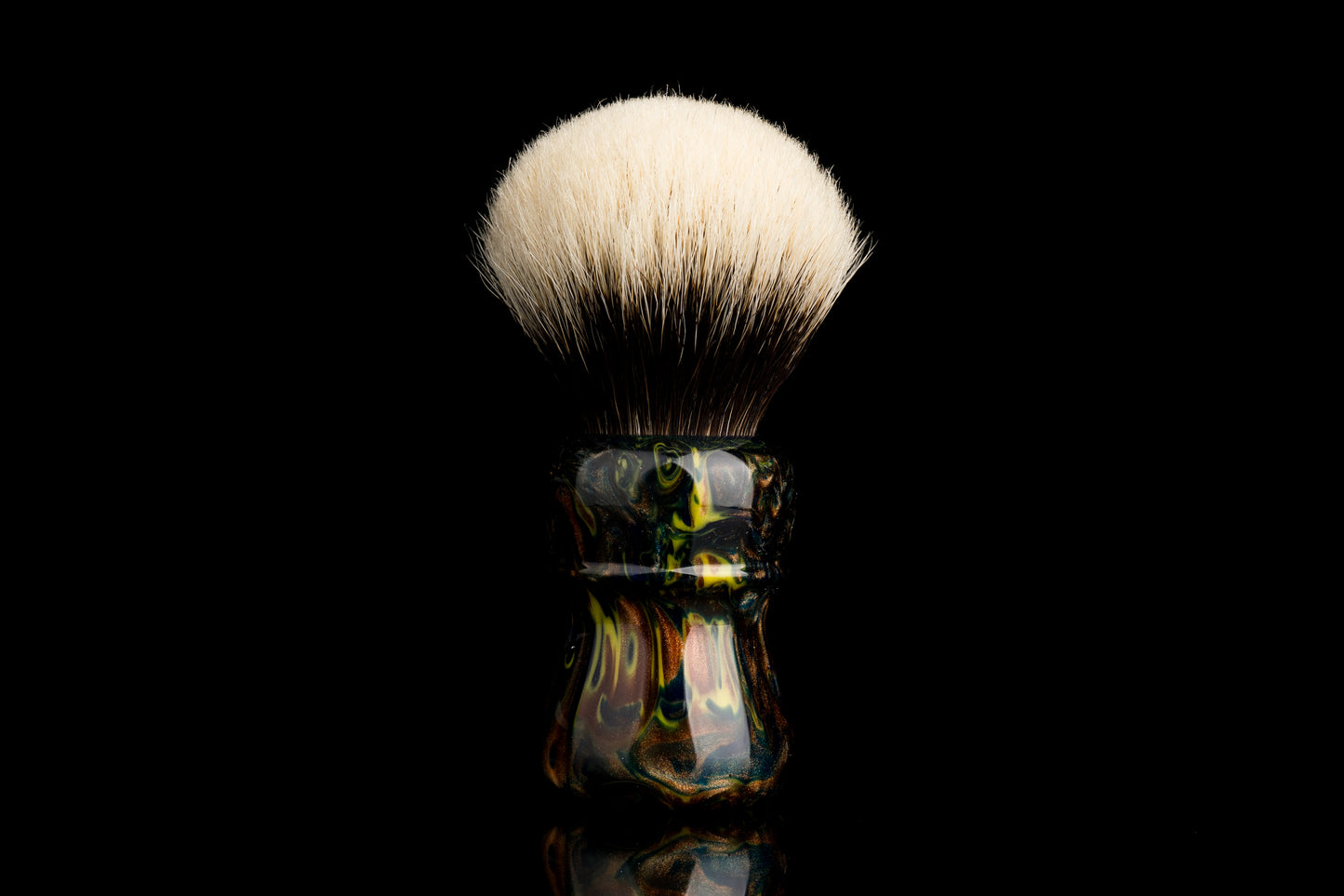 Compass - ‘Green Aurora’ shaving brush handle