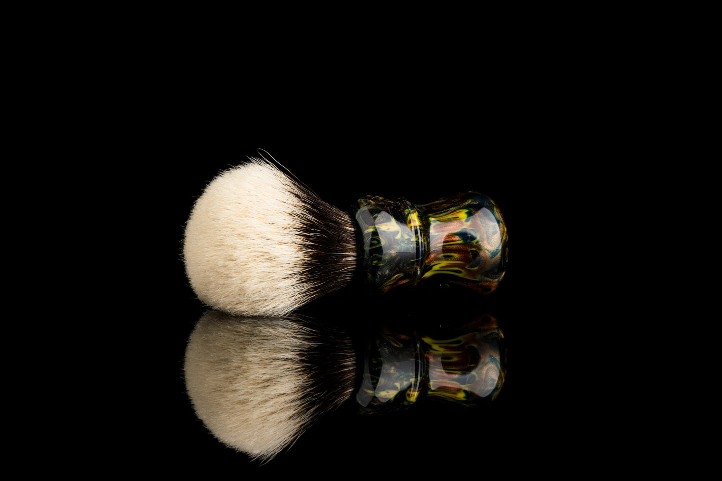 Compass - ‘Green Aurora’ shaving brush handle