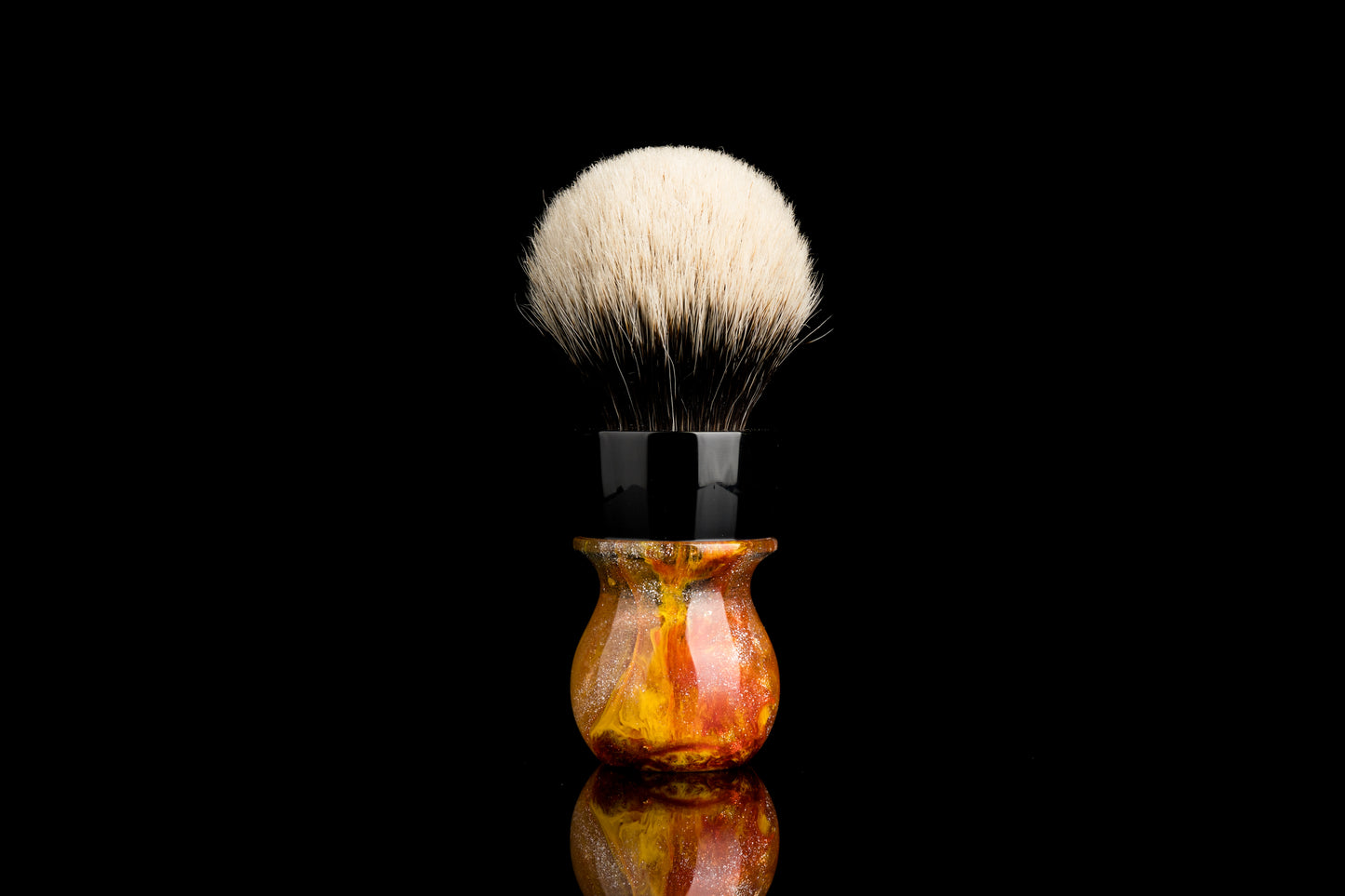 Destiny - Resin Hybird -‘Red Sun’ shaving brush handle