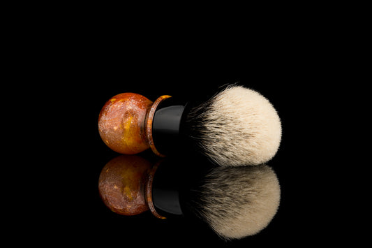 Destiny - Resin Hybird -‘Red Sun’ shaving brush handle