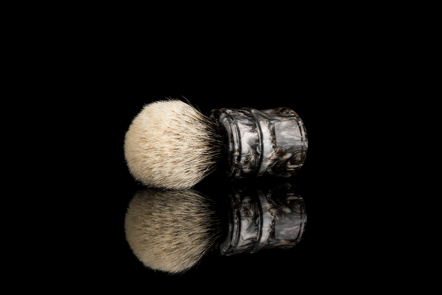 Connon - 'Metal Storm' shaving brush handle