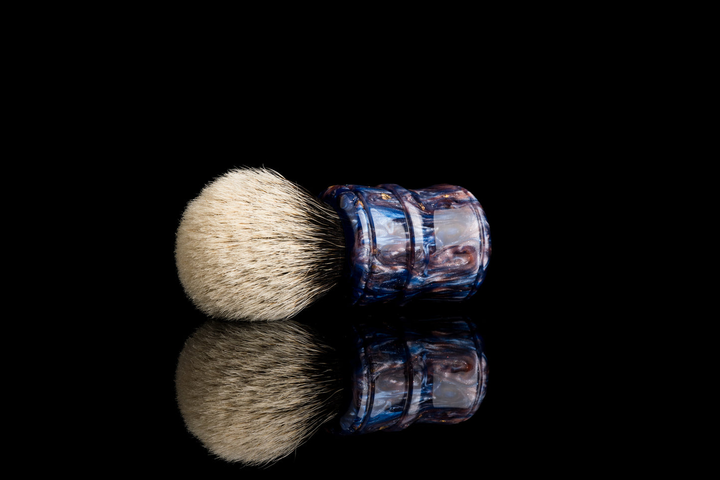 Connon - 'Blue-ringed octopus' shaving brush handle