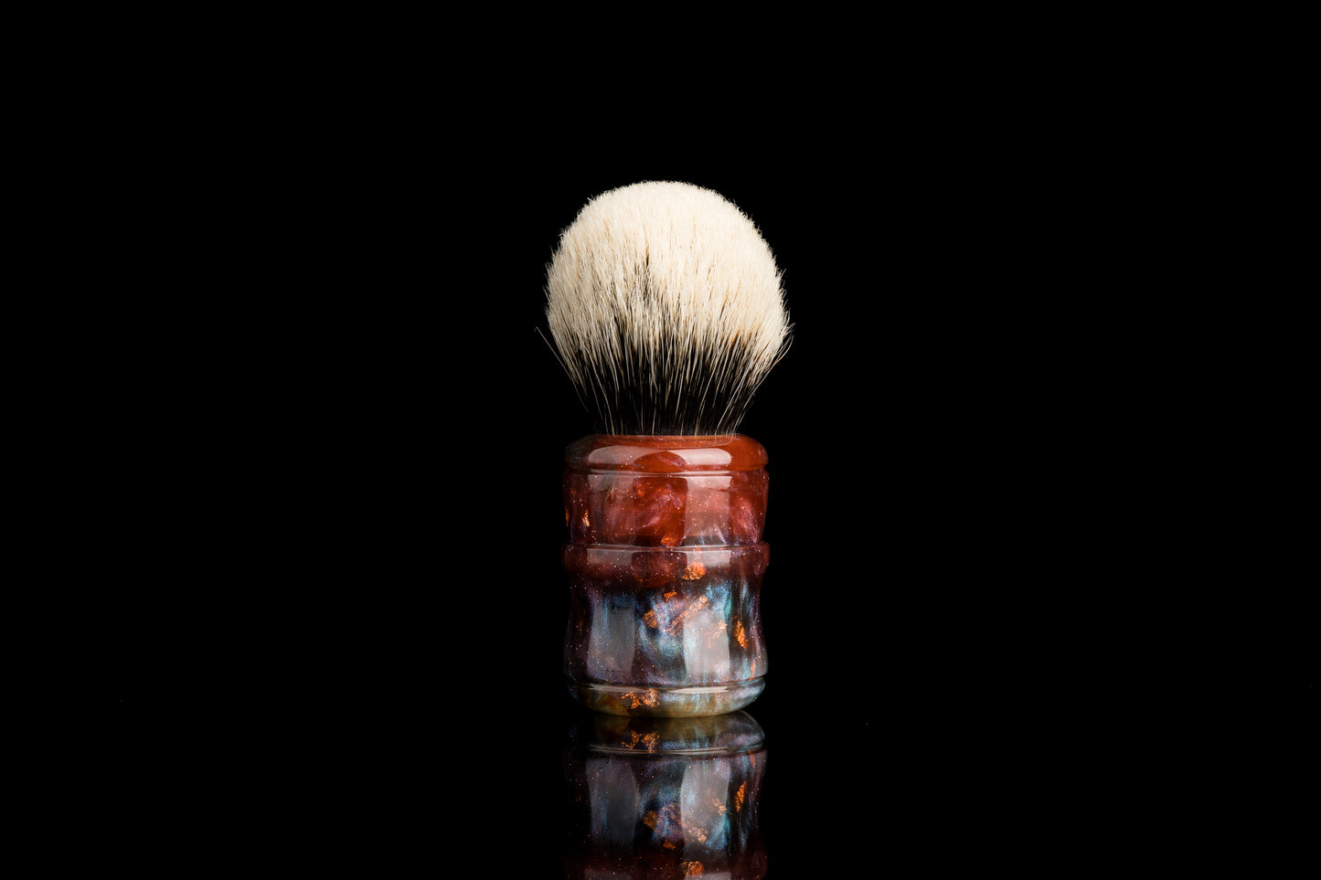 Connon - 'Red Sun' shaving brush handle