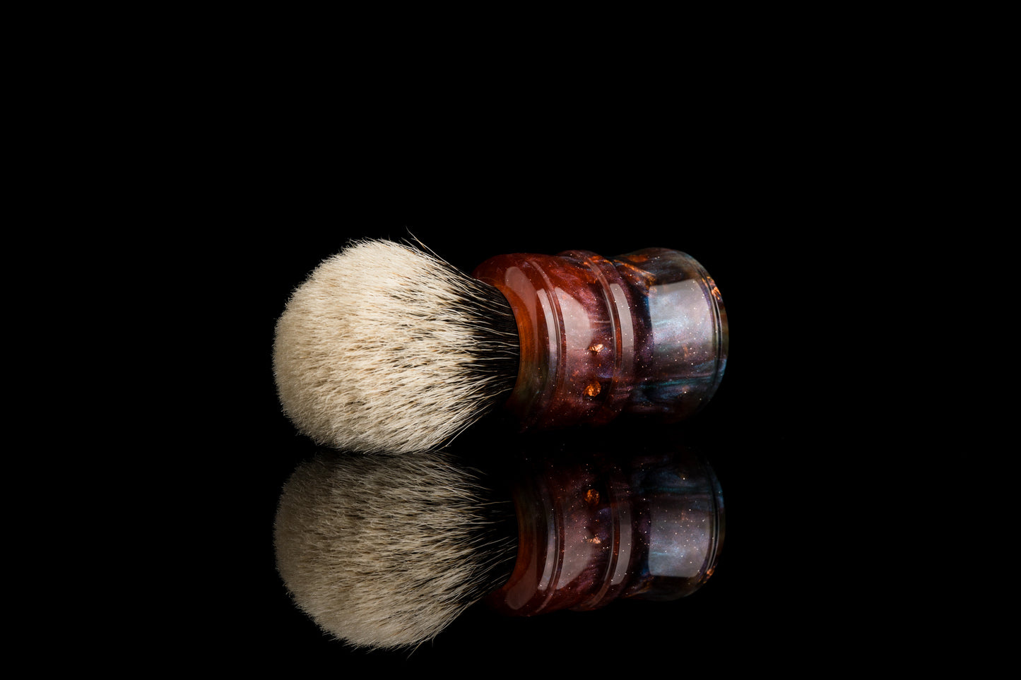 Connon - 'Red Sun' shaving brush handle