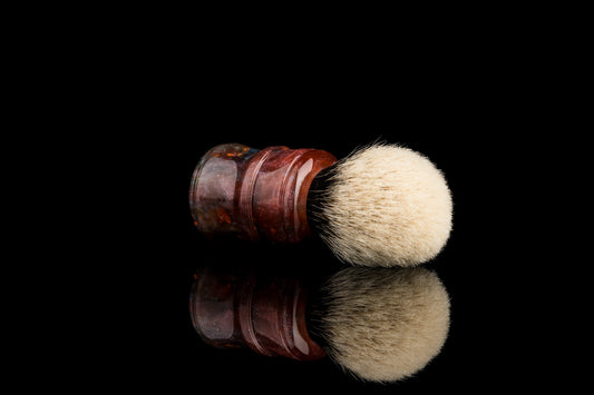 Connon - 'Red Sun' shaving brush handle