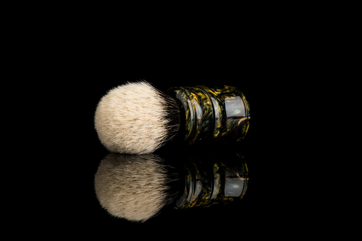 Connon - 'Solar flares' shaving brush handle