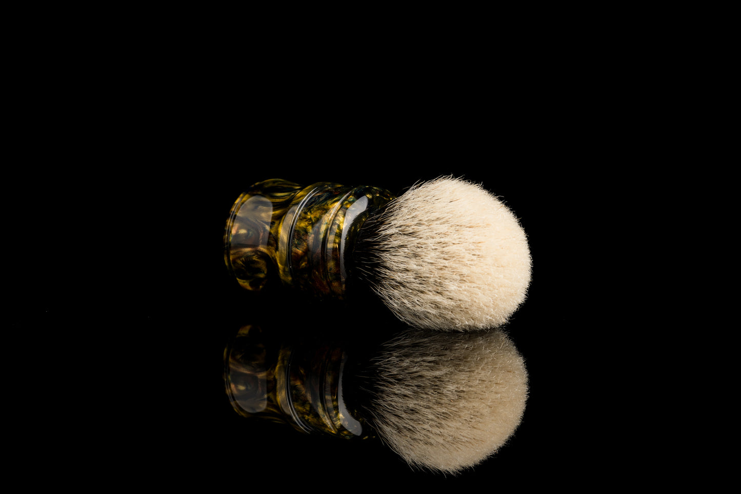 Connon - 'Solar flares' shaving brush handle