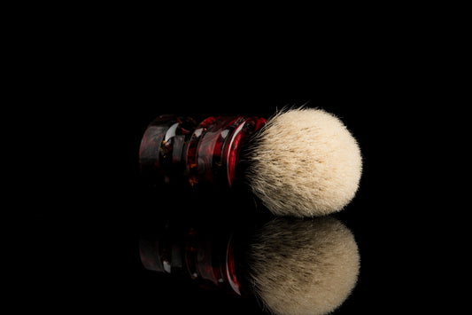 New Chubby - ‘Crimson’ shaving brush handle