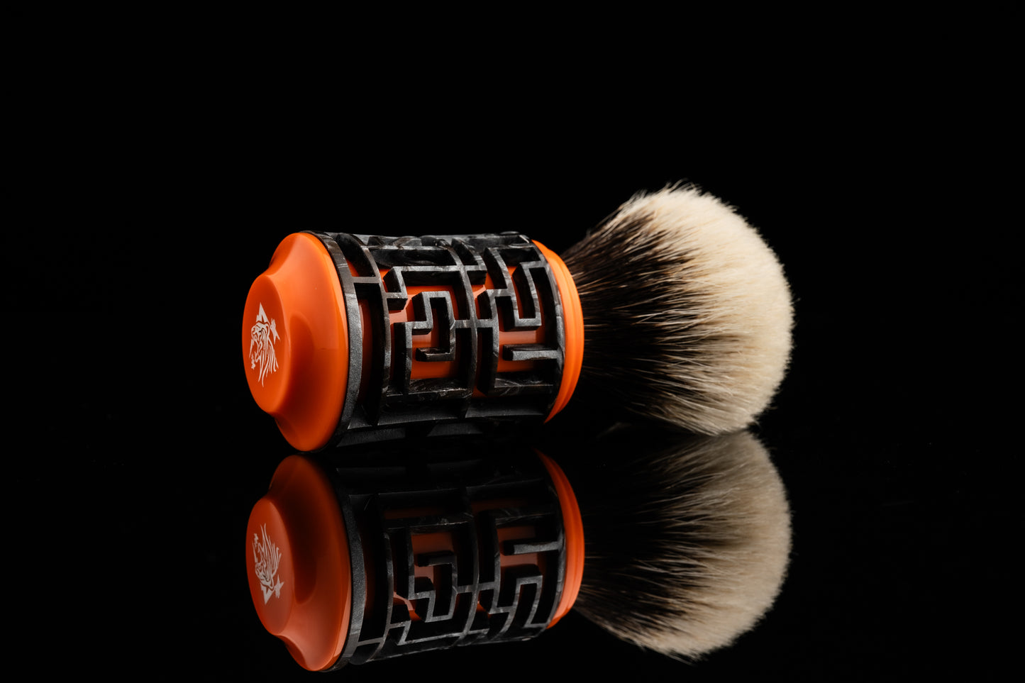 Lattice-Labyrinth Master shaving brush handle #11