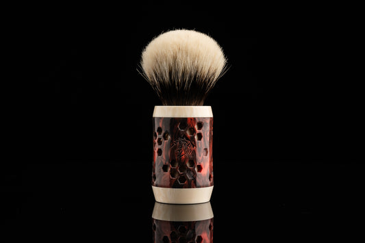Honeycomb Master Edition shaving brush handle - #17