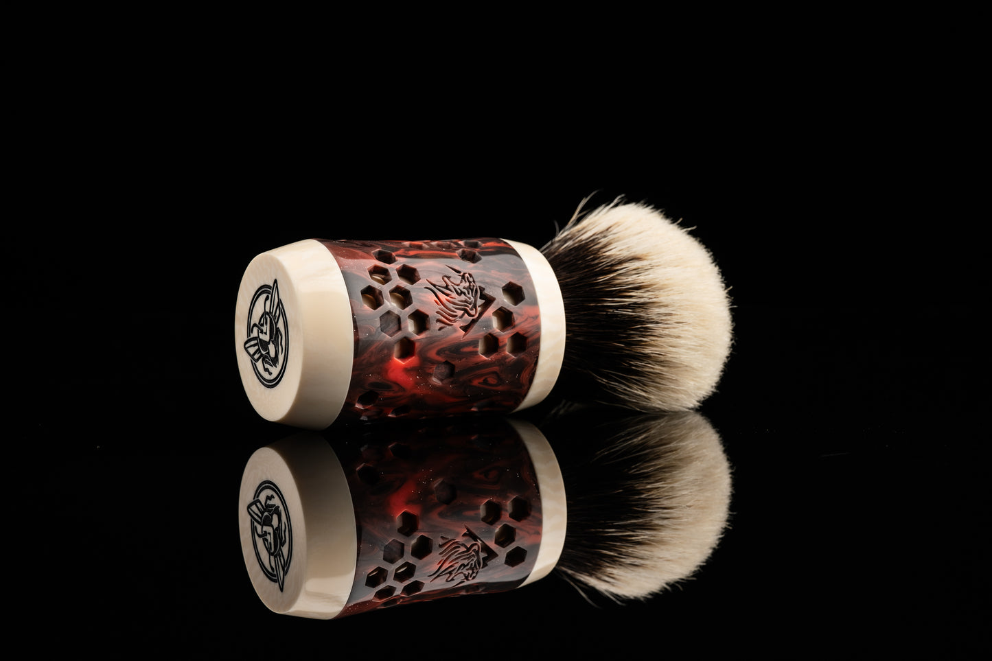 Honeycomb Master Edition shaving brush handle - #17