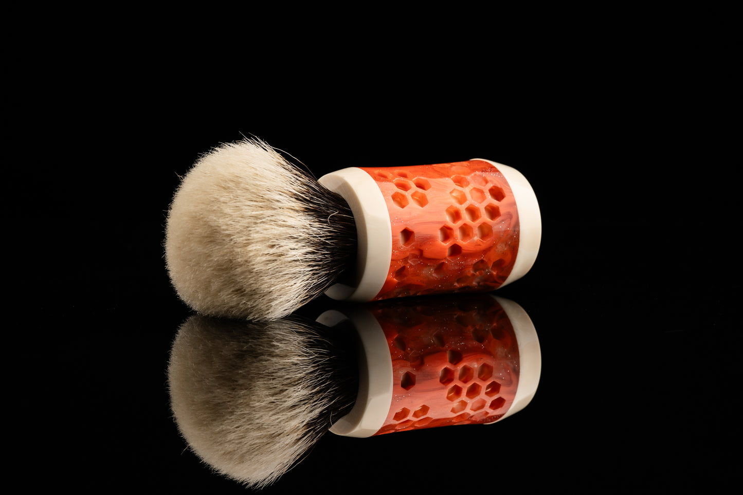 Honeycomb Master Edition shaving brush handle - #15