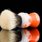 Compass（Mini） -  Orange flower shaving brush handle