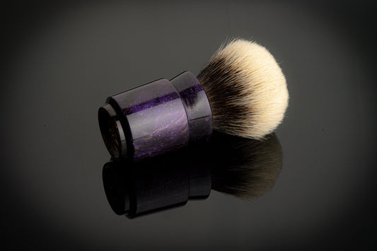 Ming - Yuxi - ‘Galaxy cluster’ shaving brush handle