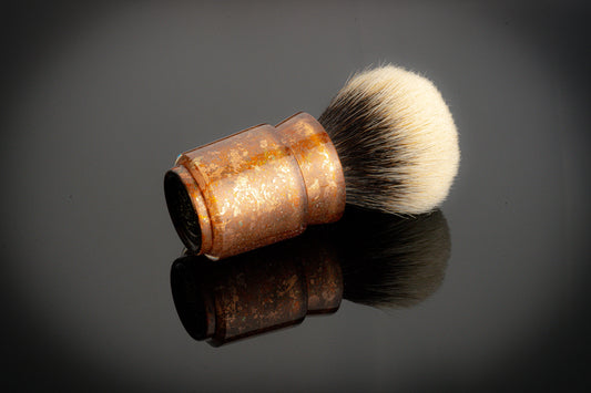 Ming - Yuxi - Glaze X Foil Gilding ‘敦煌’ shaving brush handle