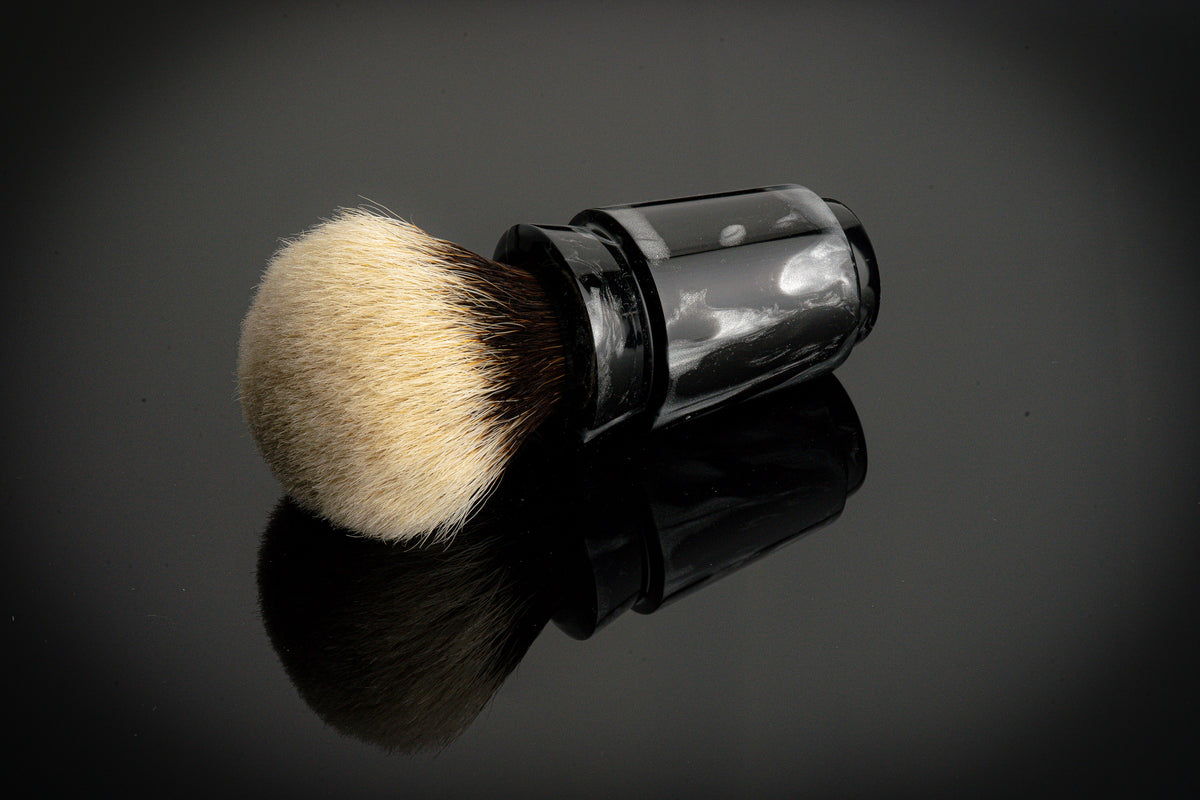 Ming - Wusha - ‘Ink-Black’ shaving brush handle