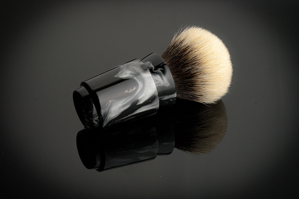 Ming - Wusha - ‘Ink-Black’ shaving brush handle