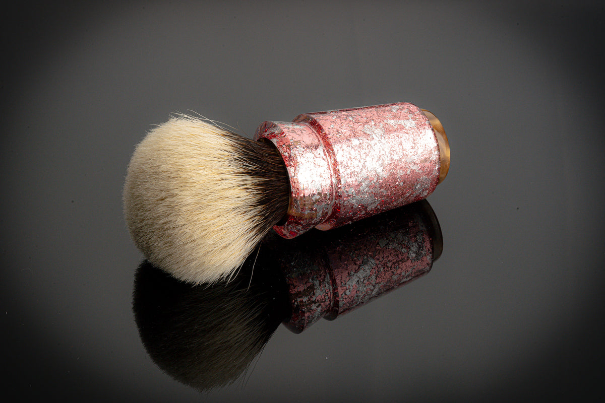 Ming - Wusha - Glaze X Foil Gilding ‘黛玉’ shaving brush handle