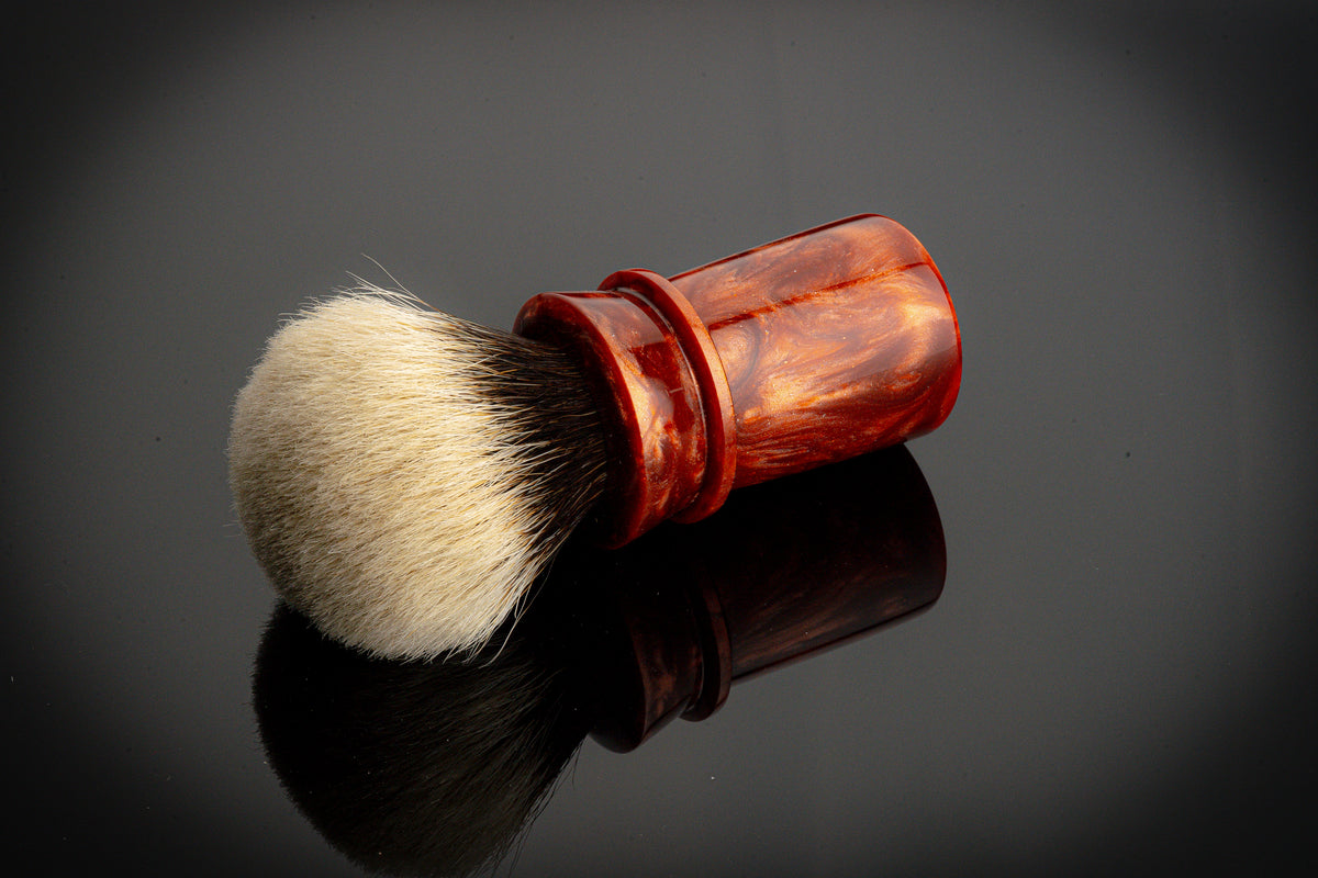 Ming - ZhanJiao - ‘Fire’ shaving brush handle