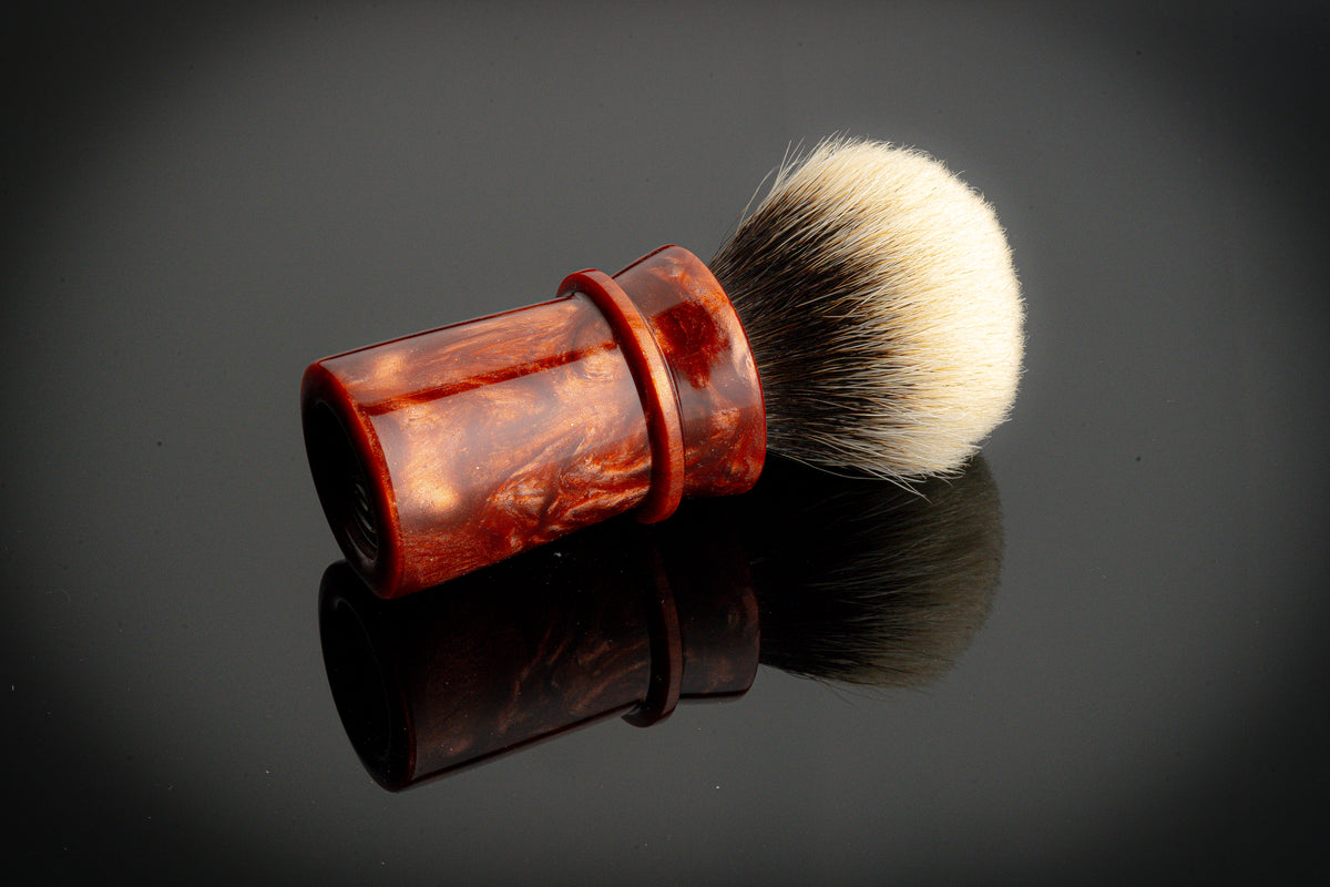 Ming - ZhanJiao - ‘Fire’ shaving brush handle