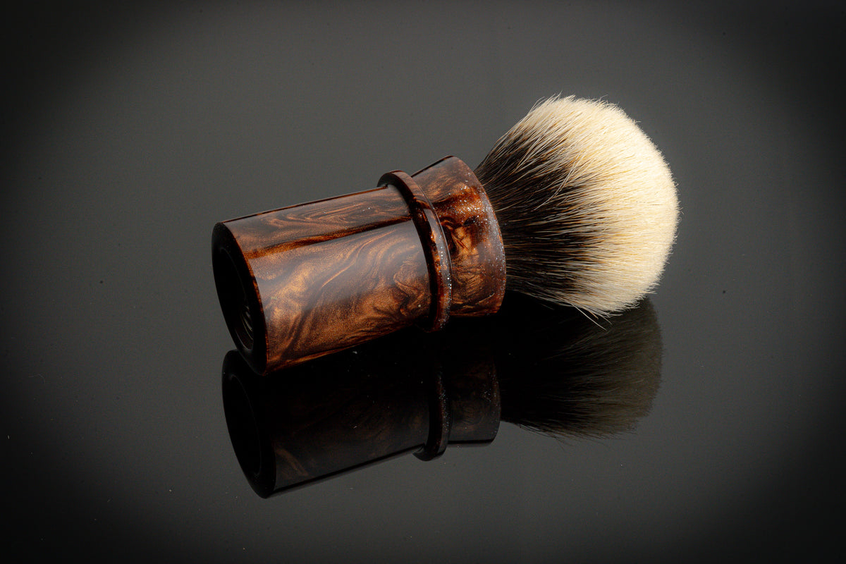 Ming - ZhanJiao - ‘Solar flare’ shaving brush handle