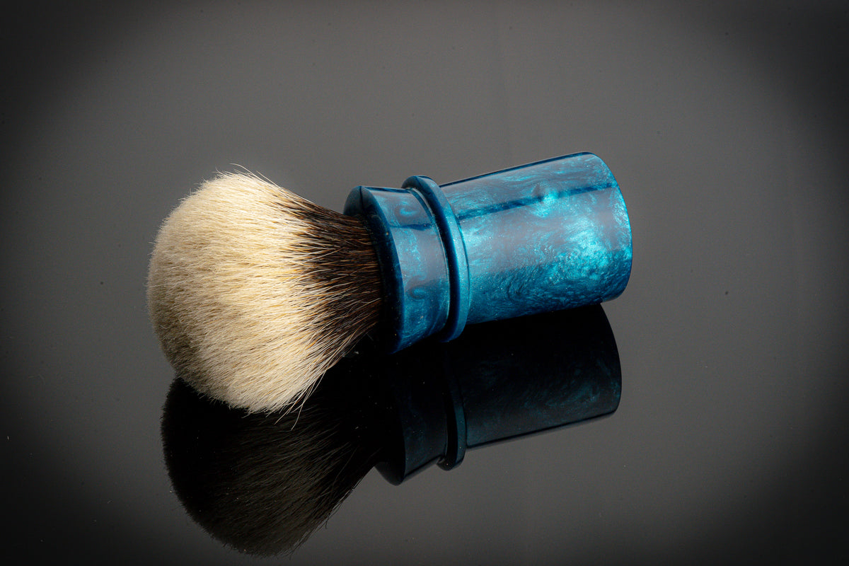 Ming - ZhanJiao - ‘Ocean’ shaving brush handle