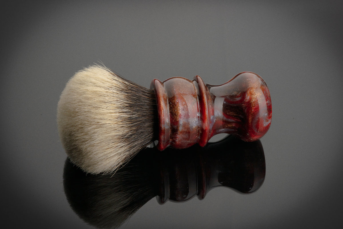Venus - ‘Crimson’ shaving brush handle