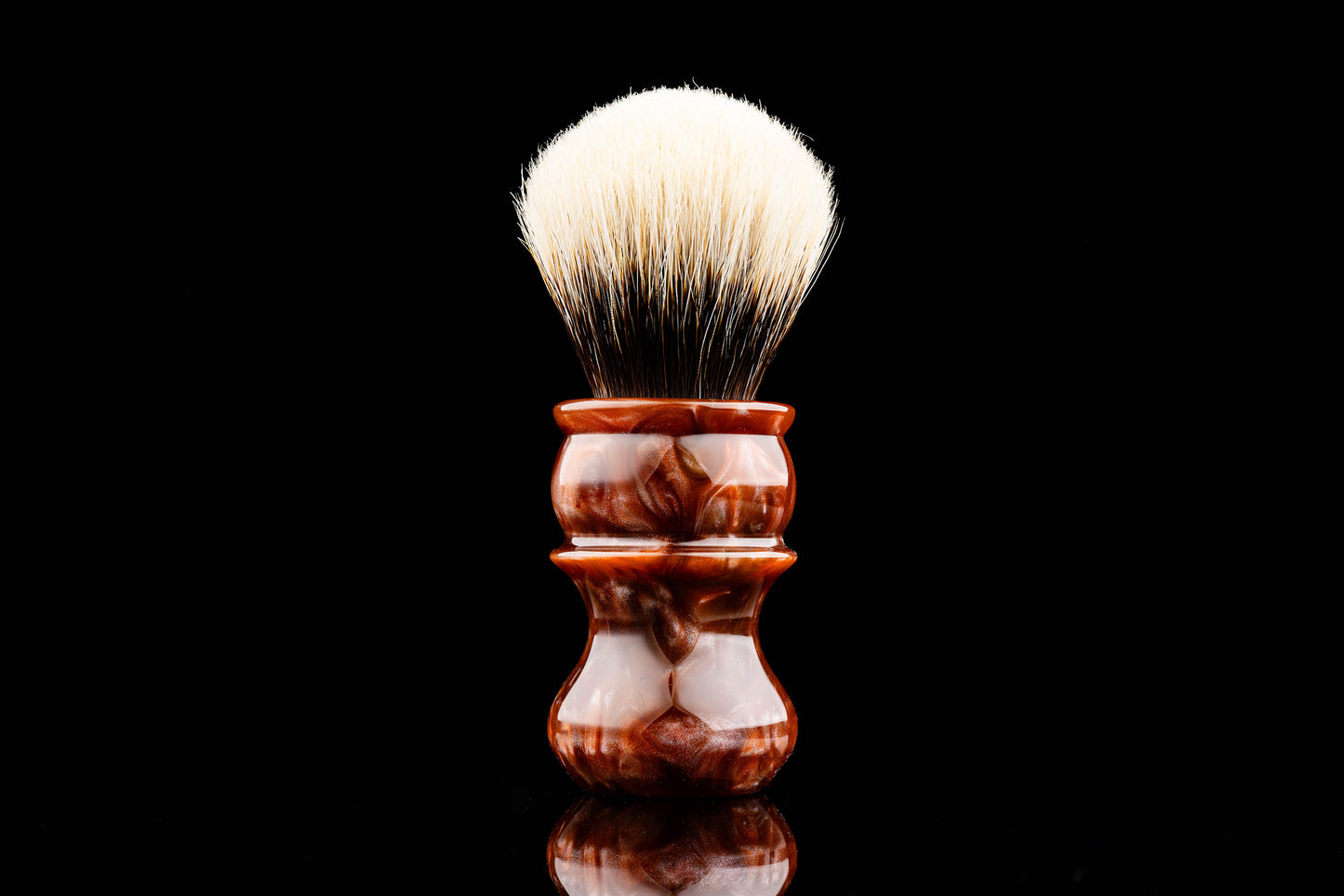 Venus - Red agate shaving brush handle