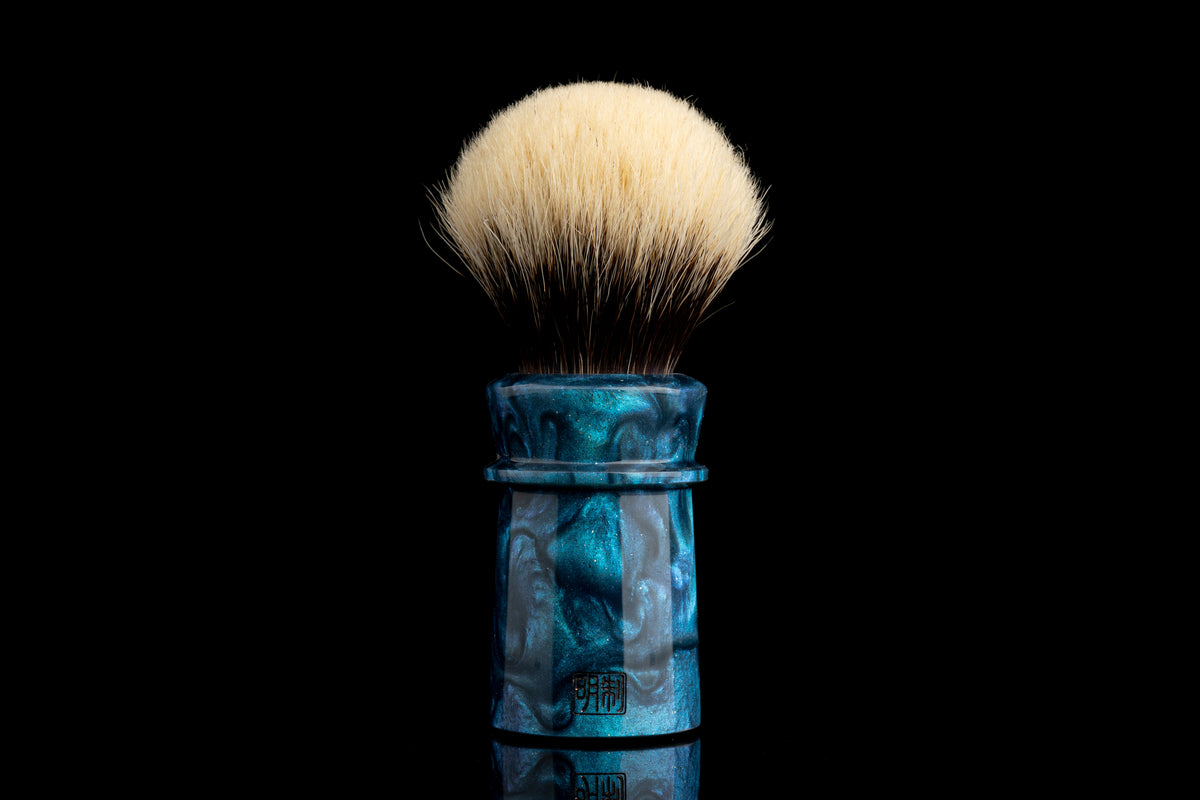 Ming - ZhanJiao - ‘Ocean Waves’ shaving brush handle