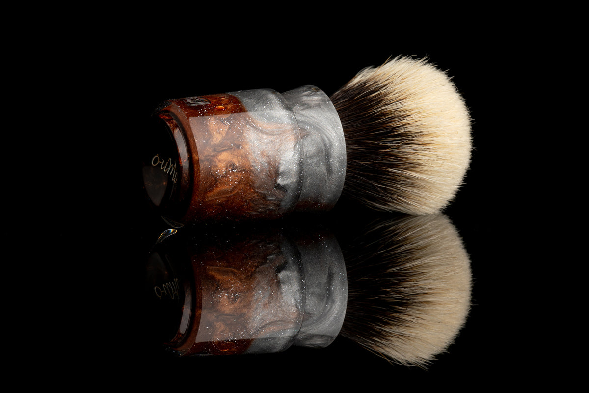 Ming - Yuxi - Glaze - ‘Crimson’ shaving brush handle