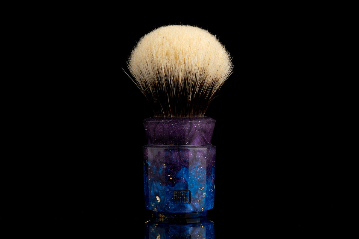 Ming - Yuxi - Glaze - ‘Deep sea’ shaving brush handle