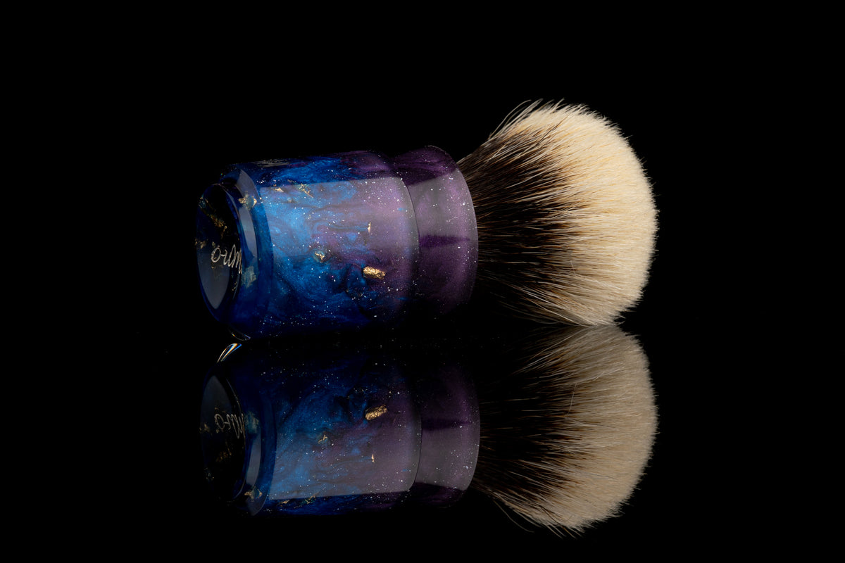Ming - Yuxi - Glaze - ‘Deep sea’ shaving brush handle
