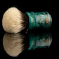 Ming-Dougong -Glaze - 'Jungle' shaving brush handle